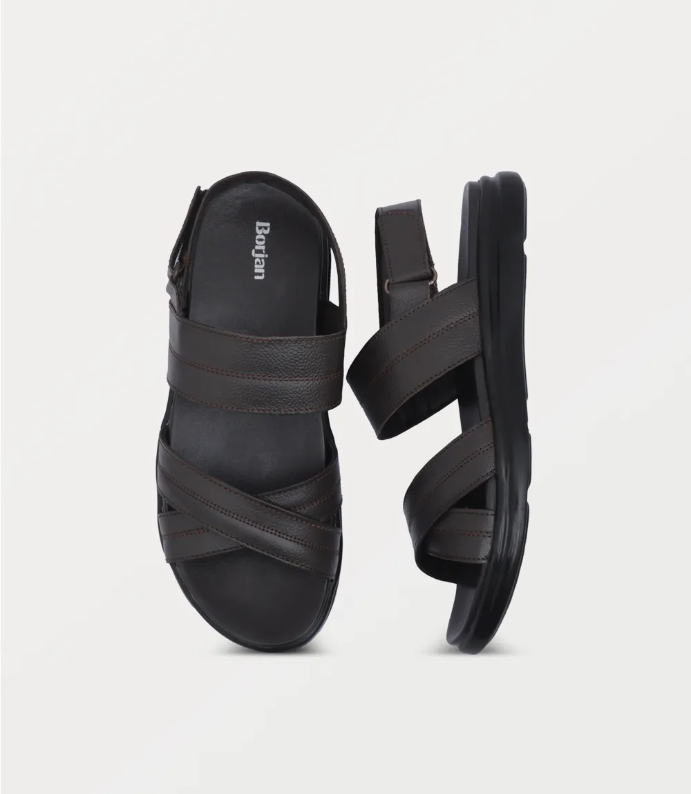 BM6992-ESPRESSO-Men Sandal