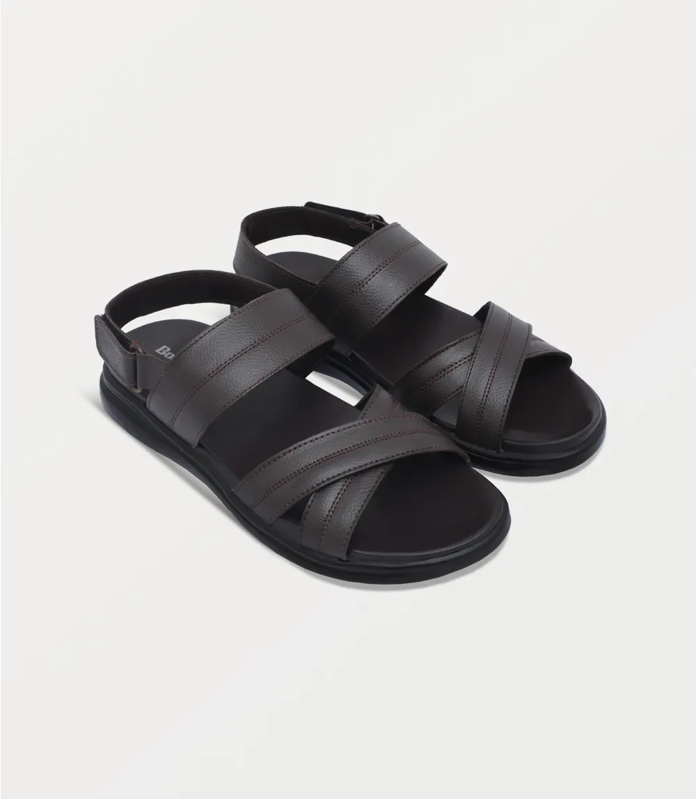 BM6992-ESPRESSO-Men Sandal