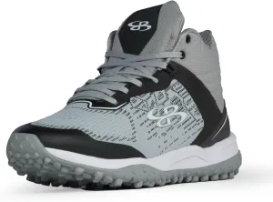 Boombah Viper Pureknit Men's Turf Mid Shoes - Smoke - Multiple Color Options - Multiple Sizes