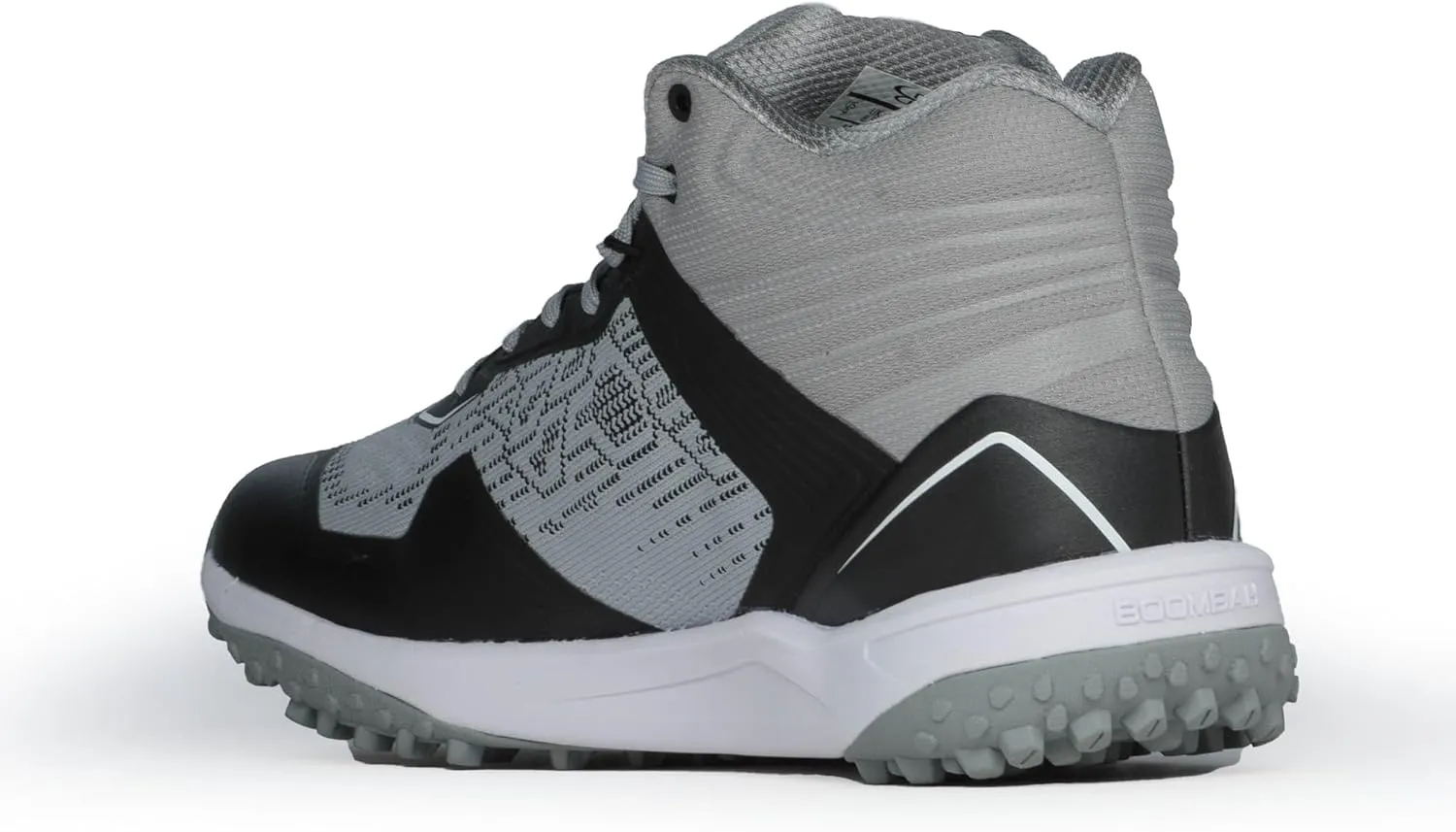 Boombah Viper Pureknit Men's Turf Mid Shoes - Smoke - Multiple Color Options - Multiple Sizes