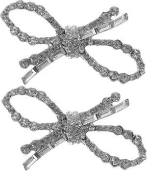Bow Shoe Flower Lace Charms for Sneakers Wedding Party Supplies Bowknot Shoe Clips Sparkle Shoe Clips Wedding Crystals Shoe Jewelry Wedding Shoes Shoelace