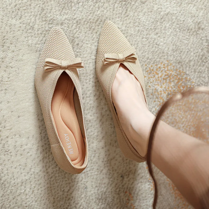 Bow Tie Versatile Commuting High Heels