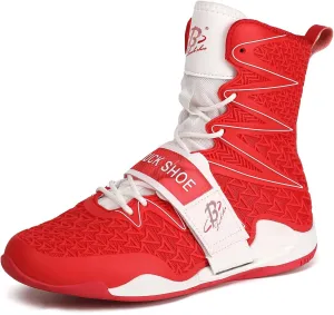 Boxing Shoes for Men High Top Gym Shoes Fighting Sports Training Footwear LS308