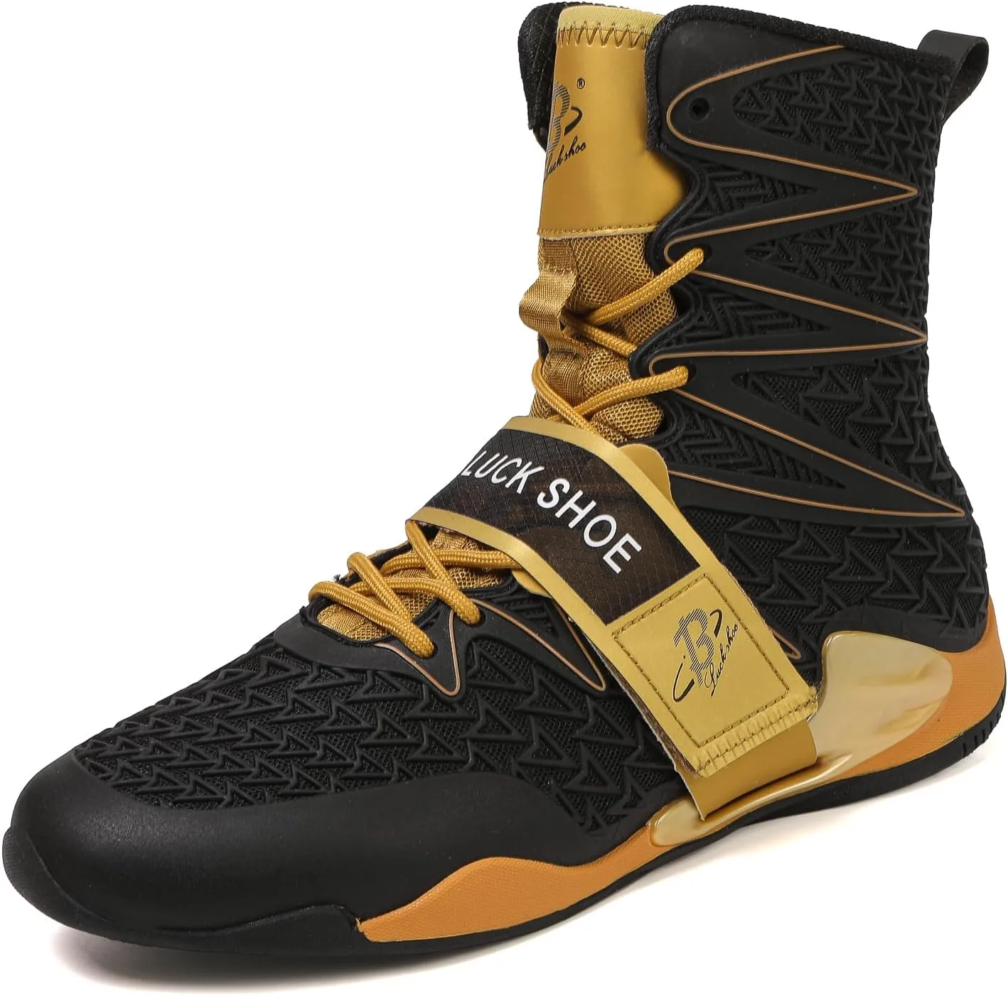 Boxing Shoes for Men High Top Gym Shoes Fighting Sports Training Footwear LS308