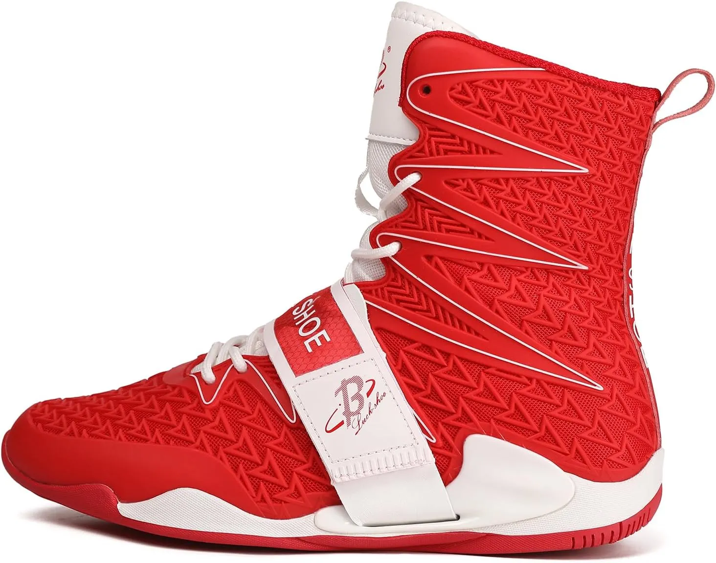 Boxing Shoes for Men High Top Gym Shoes Fighting Sports Training Footwear LS308