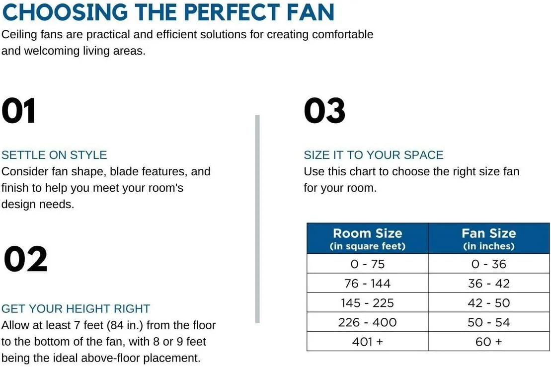 Briarwood Collection 22-Inch 3-Blade AC Motor Farmhouse Ceiling Fan Graphite