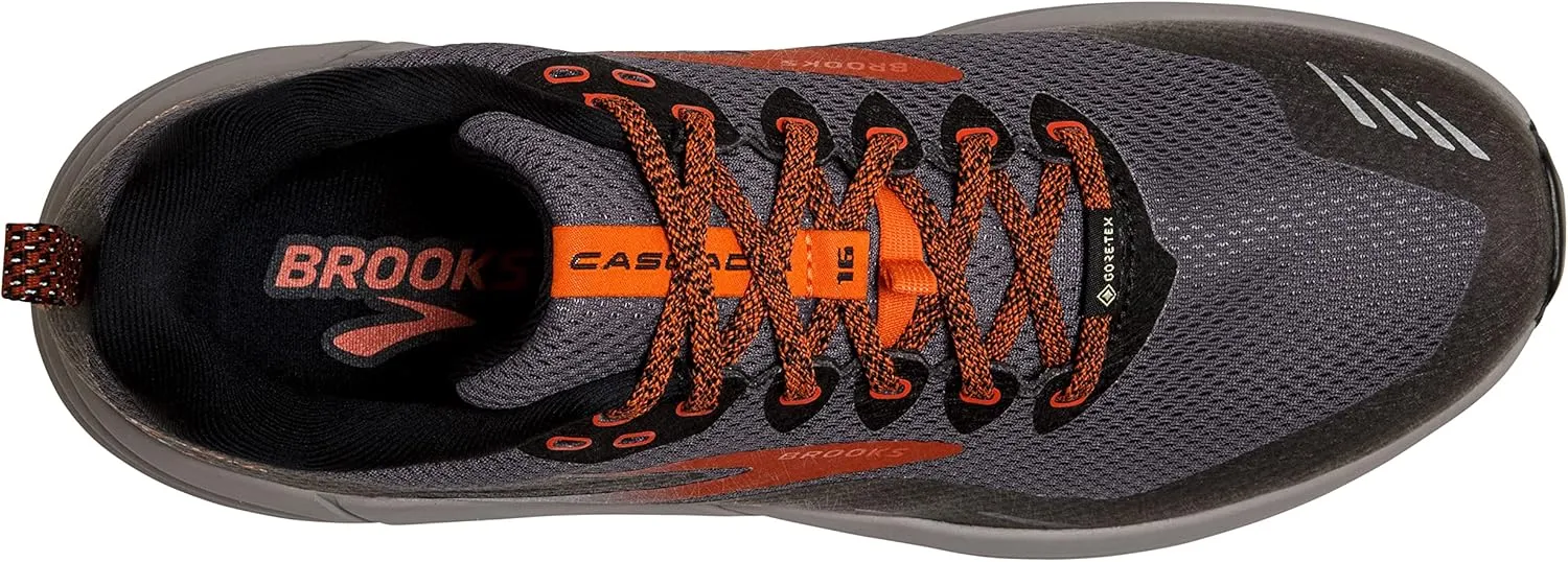 Brooks Men’s Cascadia 16 GTX Waterproof Trail Running Shoe