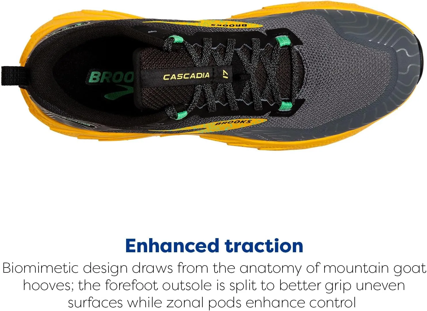 Brooks Men’s Cascadia 17 Trail Running Shoe