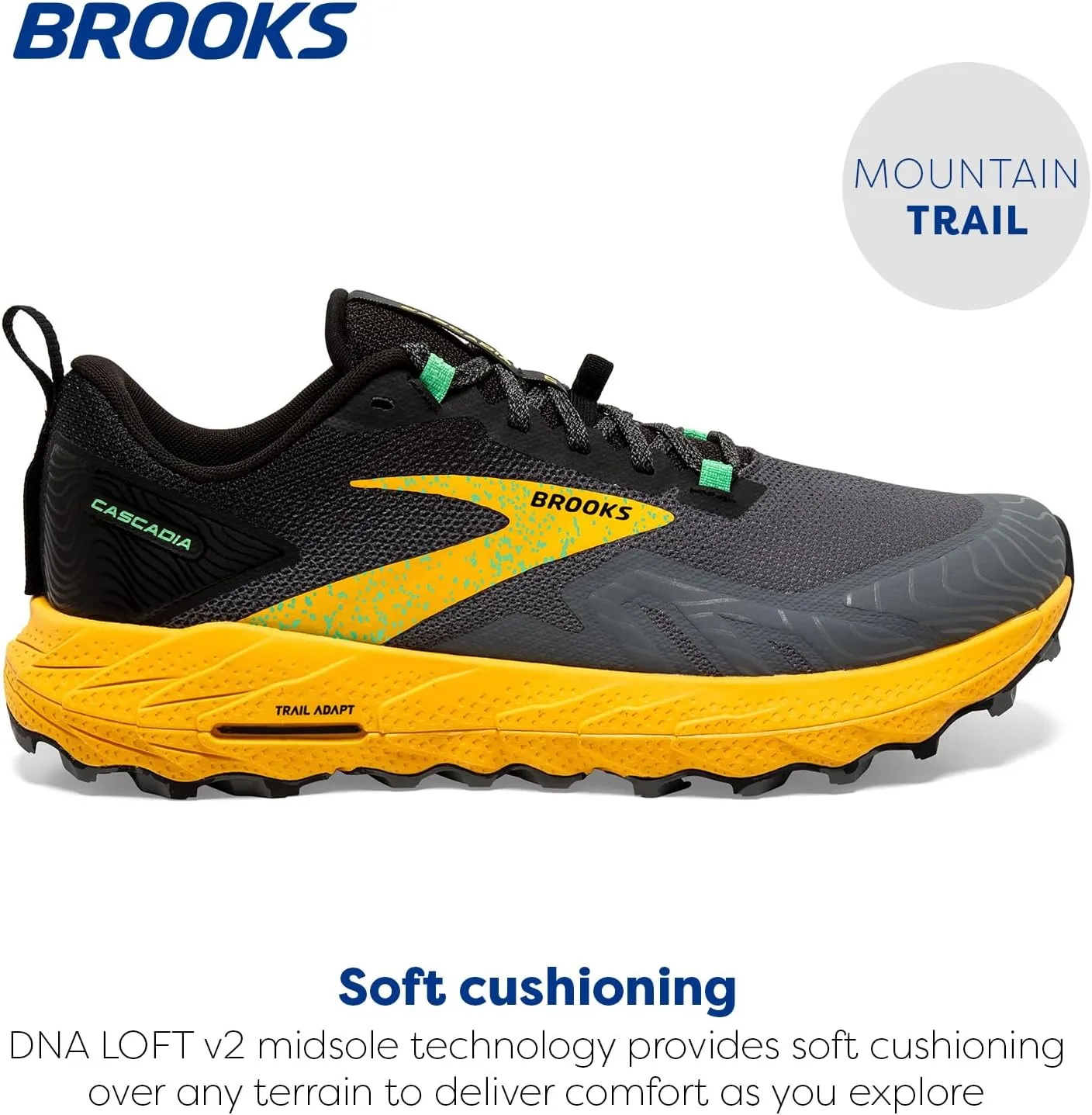 Brooks Men’s Cascadia 17 Trail Running Shoe
