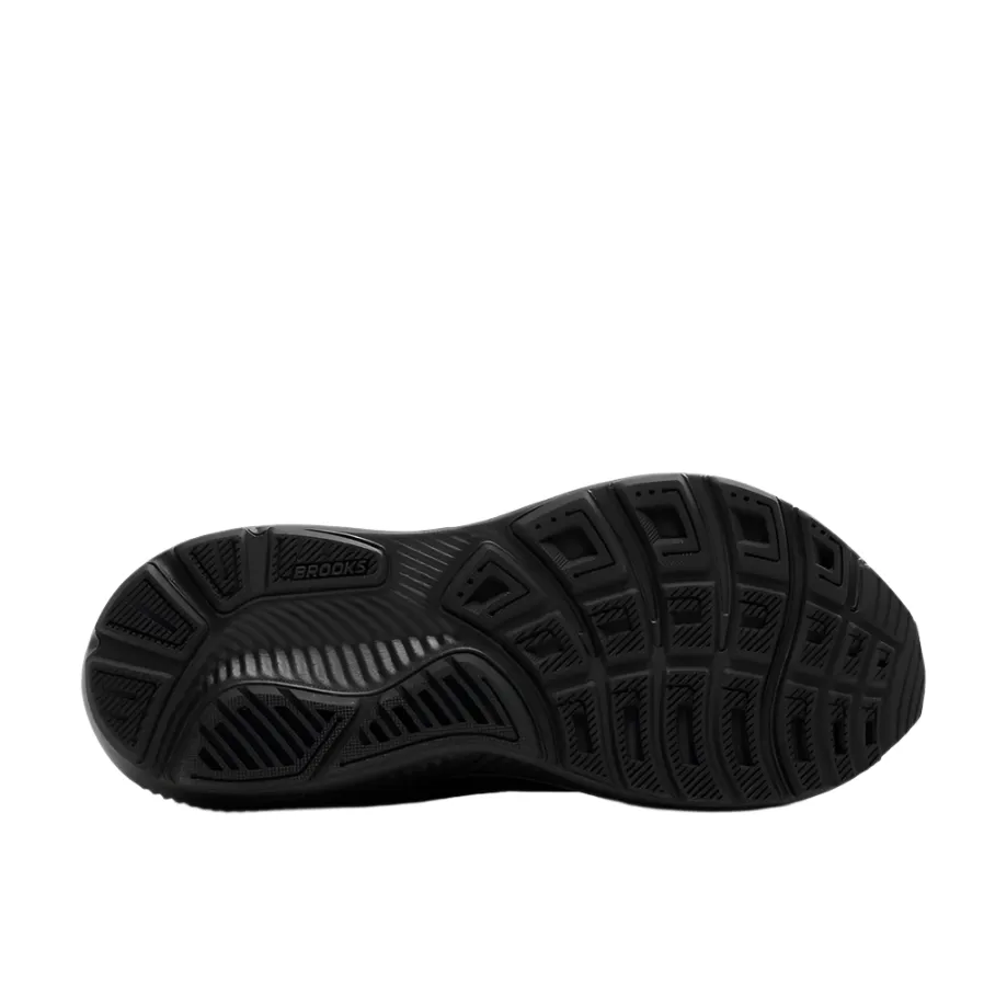 Brooks Men's Ghost 17 Dynamic Road Running Sneaker - Black/Black/Ebony