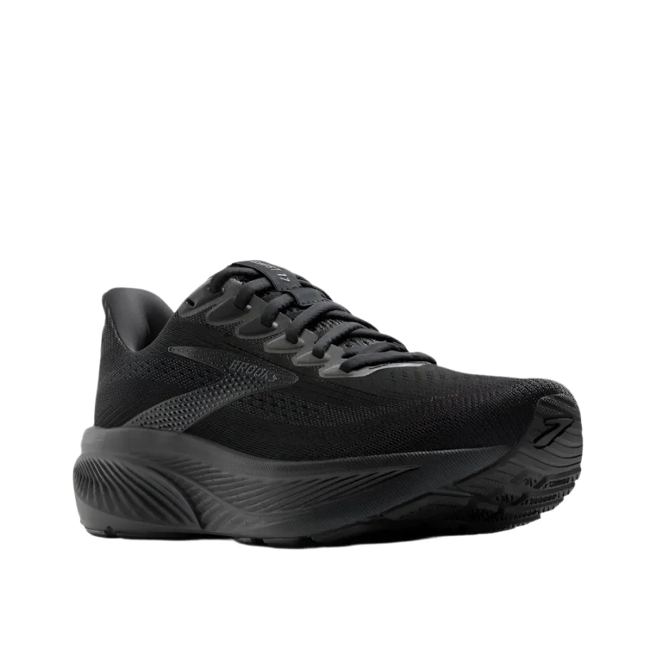 Brooks Men's Ghost 17 Dynamic Road Running Sneaker - Black/Black/Ebony