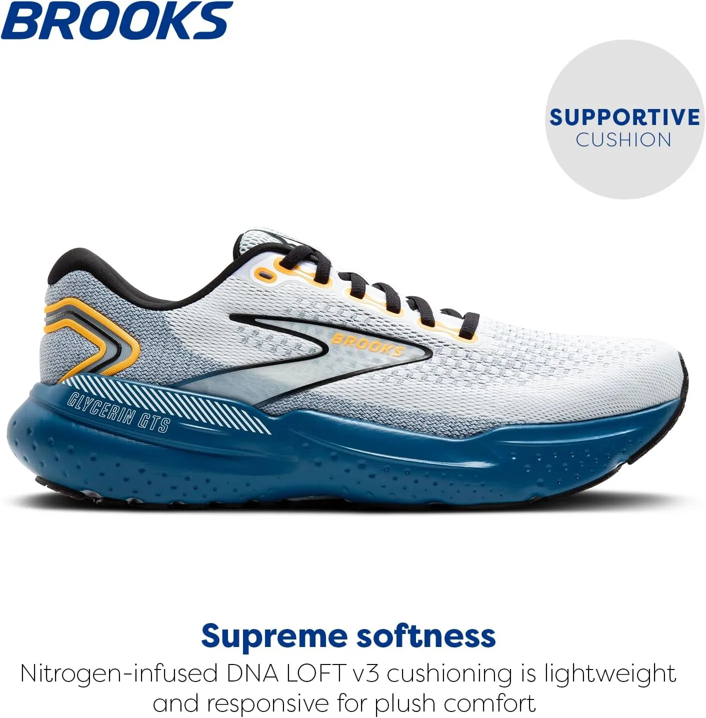 Brooks Men's Glycerin GTS 21 Supportive Running Shoe