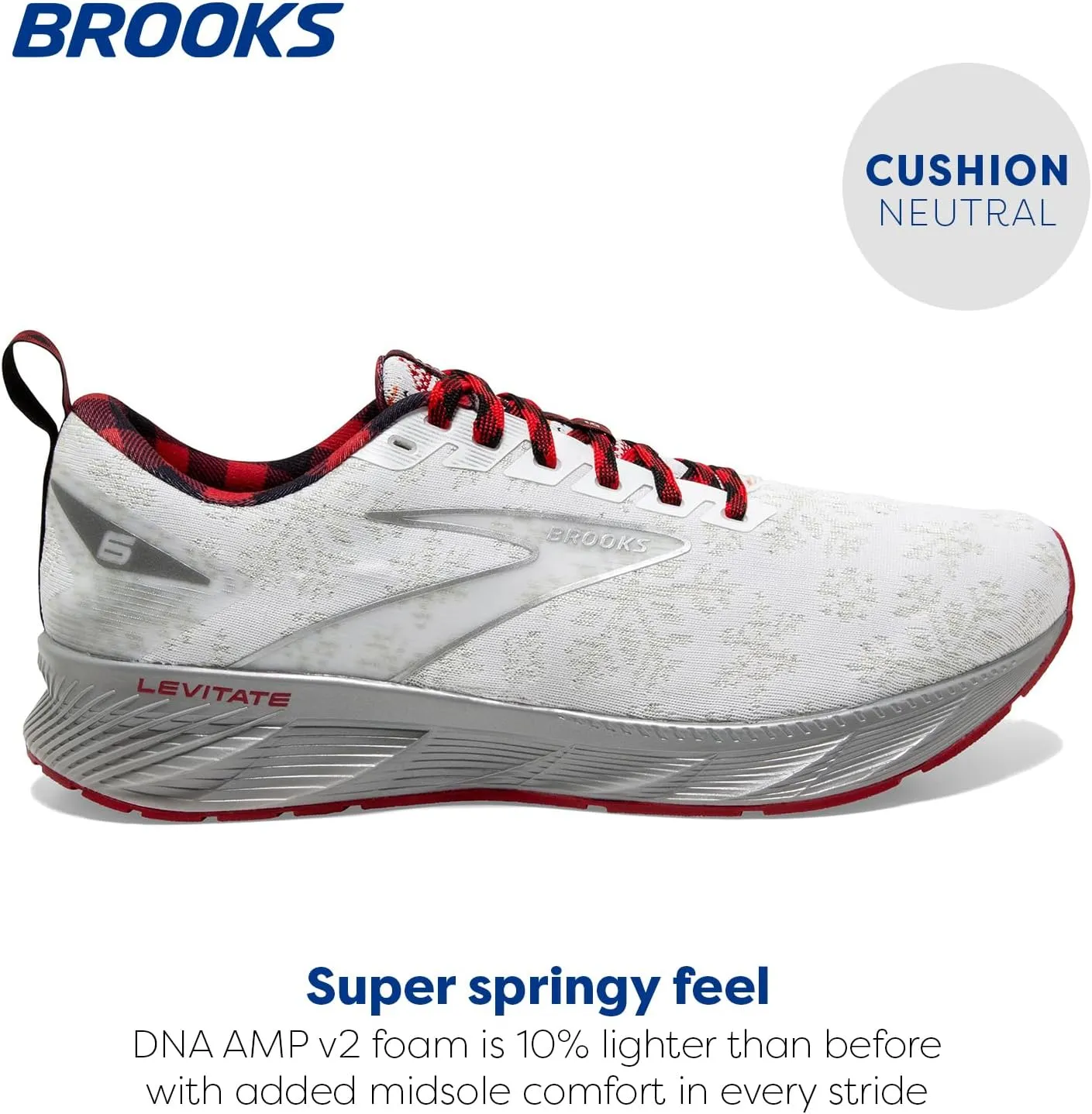 Brooks Men’s Levitate 6 Neutral Running Shoe