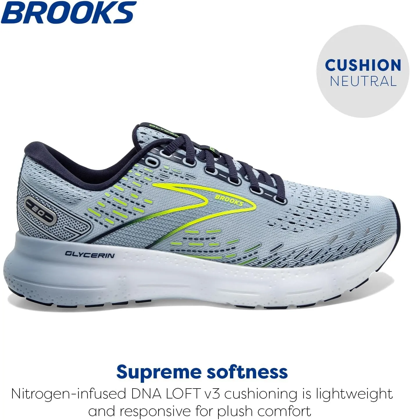 Brooks Women's Glycerin 20 Neutral Running Shoe