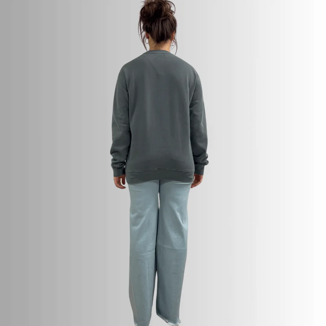 Brynlee Heavyweight Crew Neck Fleece Sweatshirt