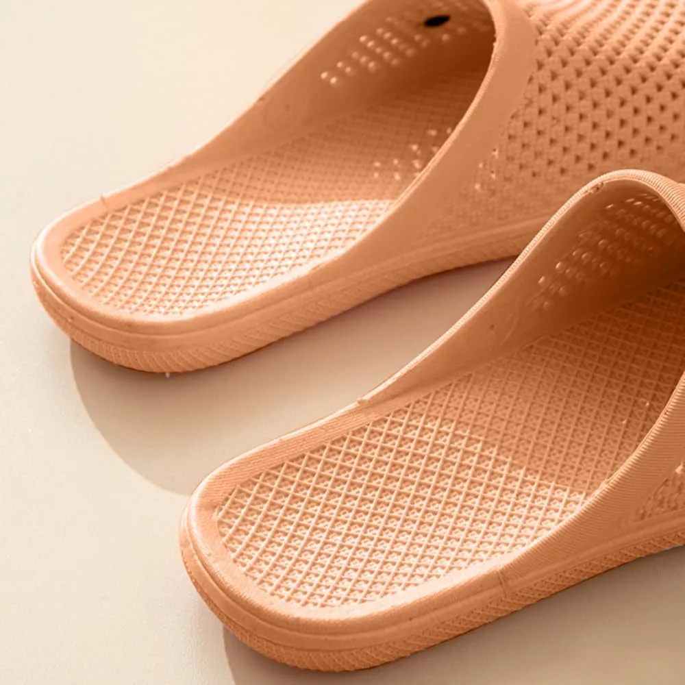 Bunny Slippers Bathroom Slippers Cave Flip-flops Flat Top Slippers Female Soft Sole Non-slip Indoor and Outdoor Wear Casual