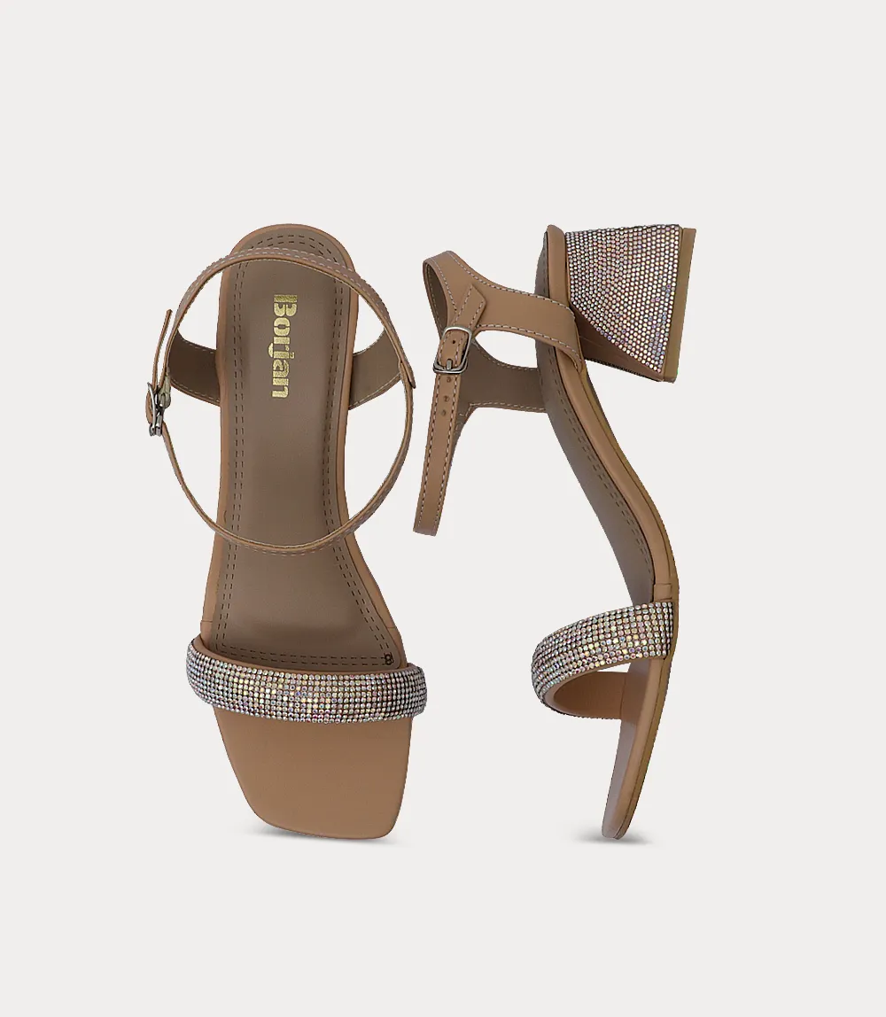 BW10363-TAUPE-Women Sandal Heels