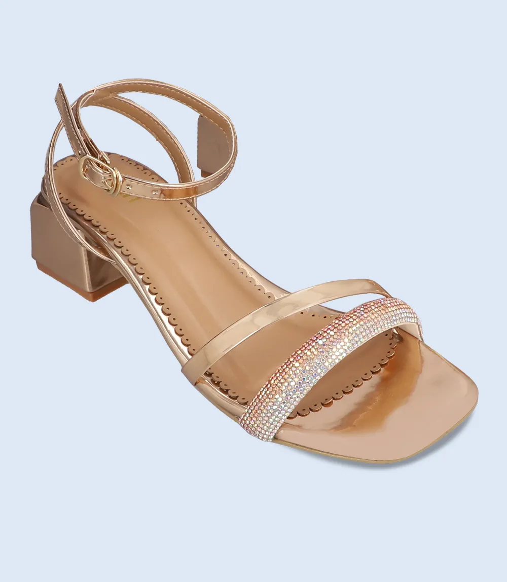 BW9847-PINK-Women Sandal Heels