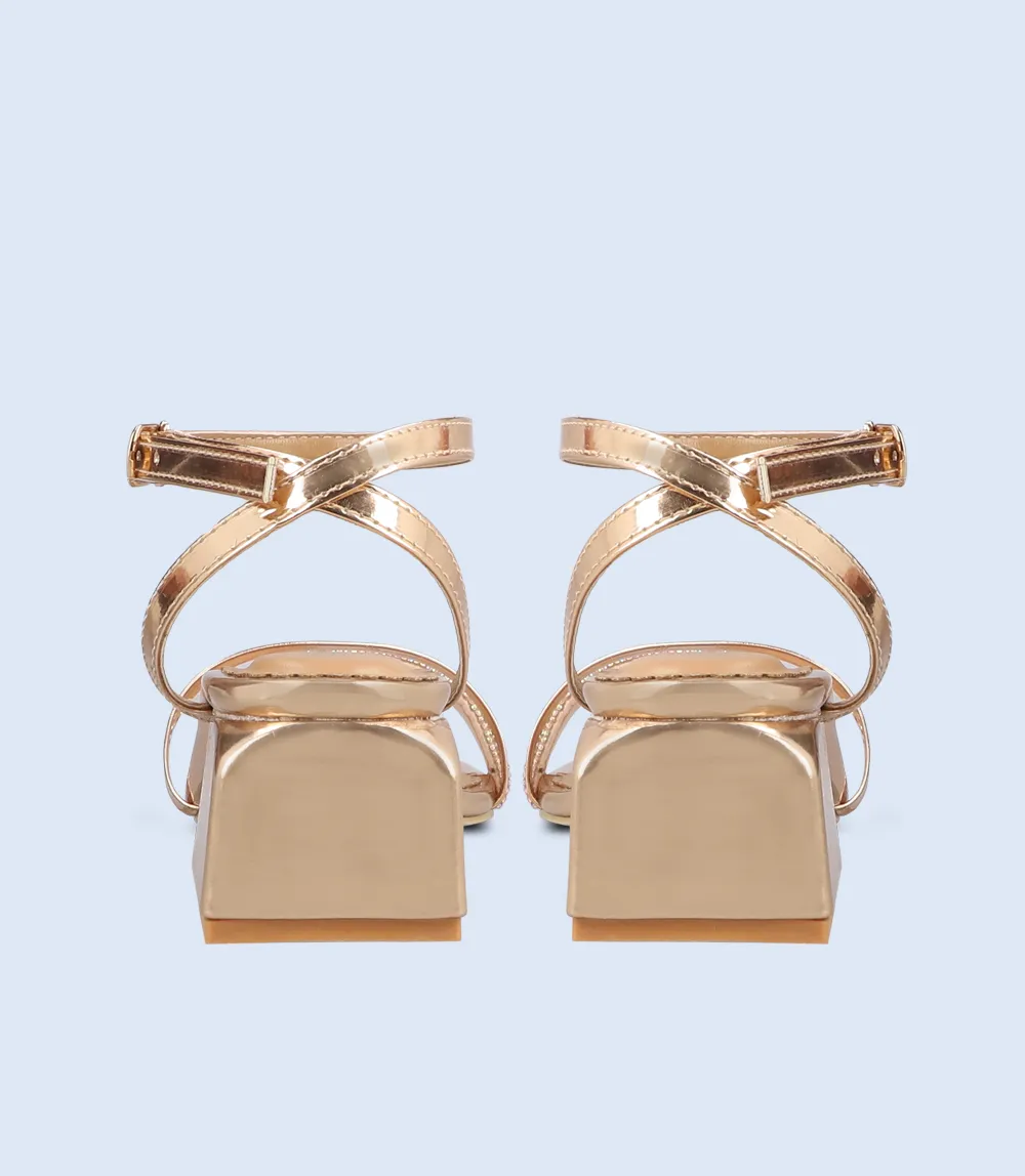 BW9847-PINK-Women Sandal Heels