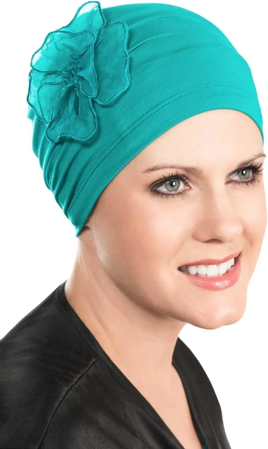 Cardani Lotus Beanie | Day or Sleep Cap | Bamboo Sleeping Cap for Women