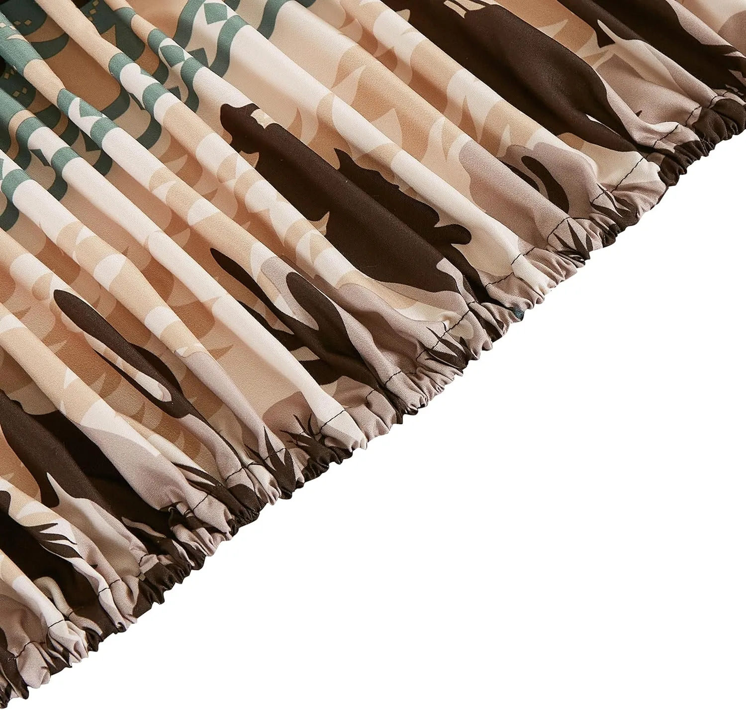 Chezmoi Collection 4-Piece Southwestern Cowboys Aztec Sheet Set Full - Multicolor Teal Brown Beige Tan Red Printed Brushed Microfiber Lightweight Breathable Deep Pocket Bed Sheets