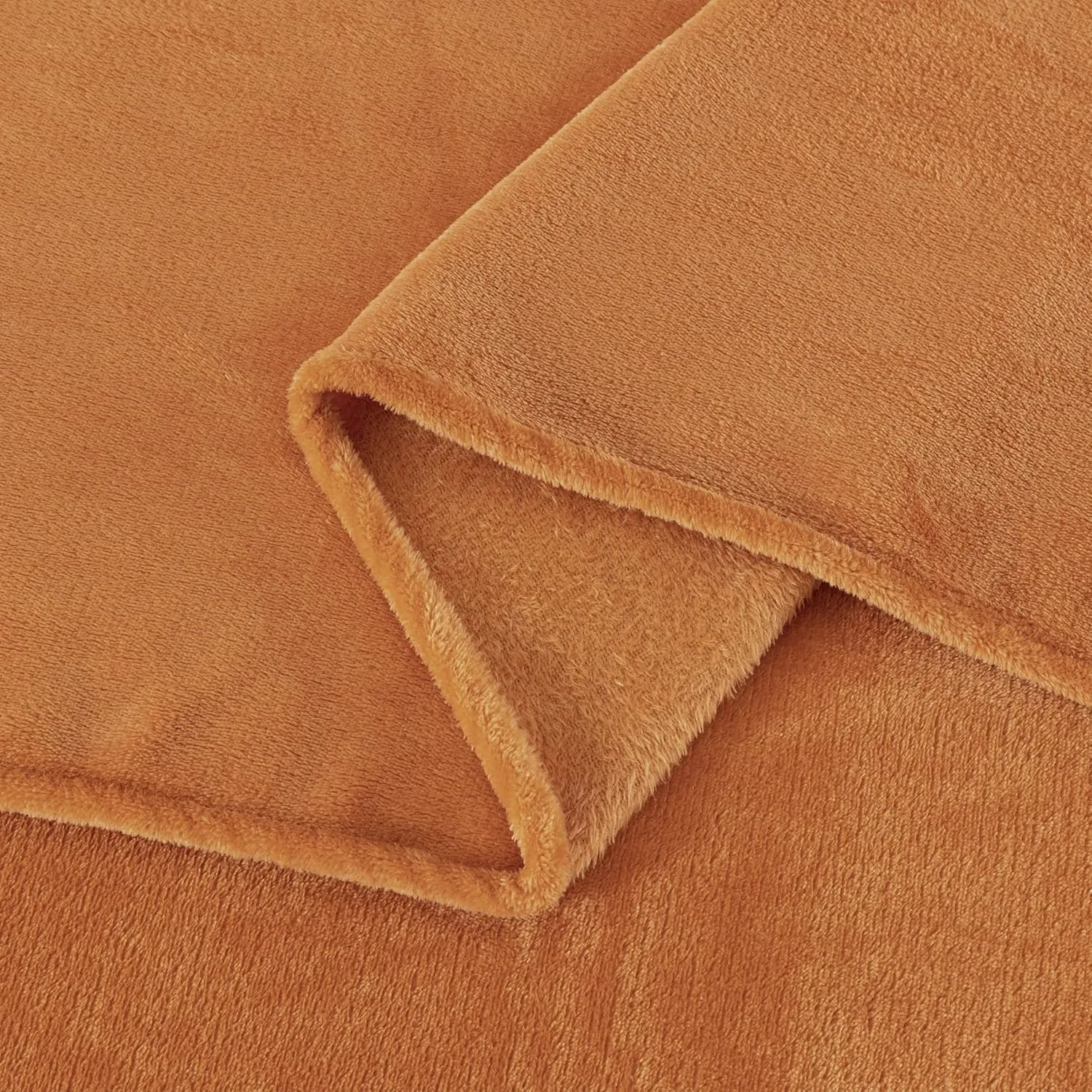 Chezmoi Collection Extra Soft Fleece Sheet Set California King, Microplush Non-Pilling Velvety Bed Sheet, Deep Pocket - Lightweight All Season Warmth, California King, Marigold
