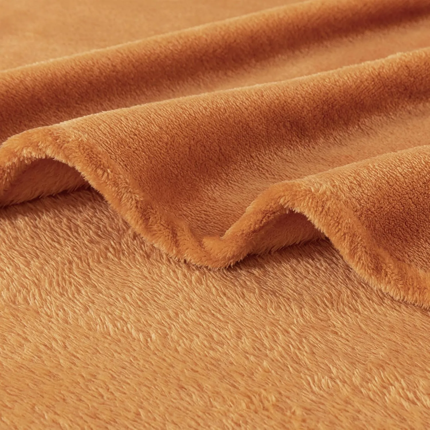 Chezmoi Collection Extra Soft Fleece Sheet Set California King, Microplush Non-Pilling Velvety Bed Sheet, Deep Pocket - Lightweight All Season Warmth, California King, Marigold