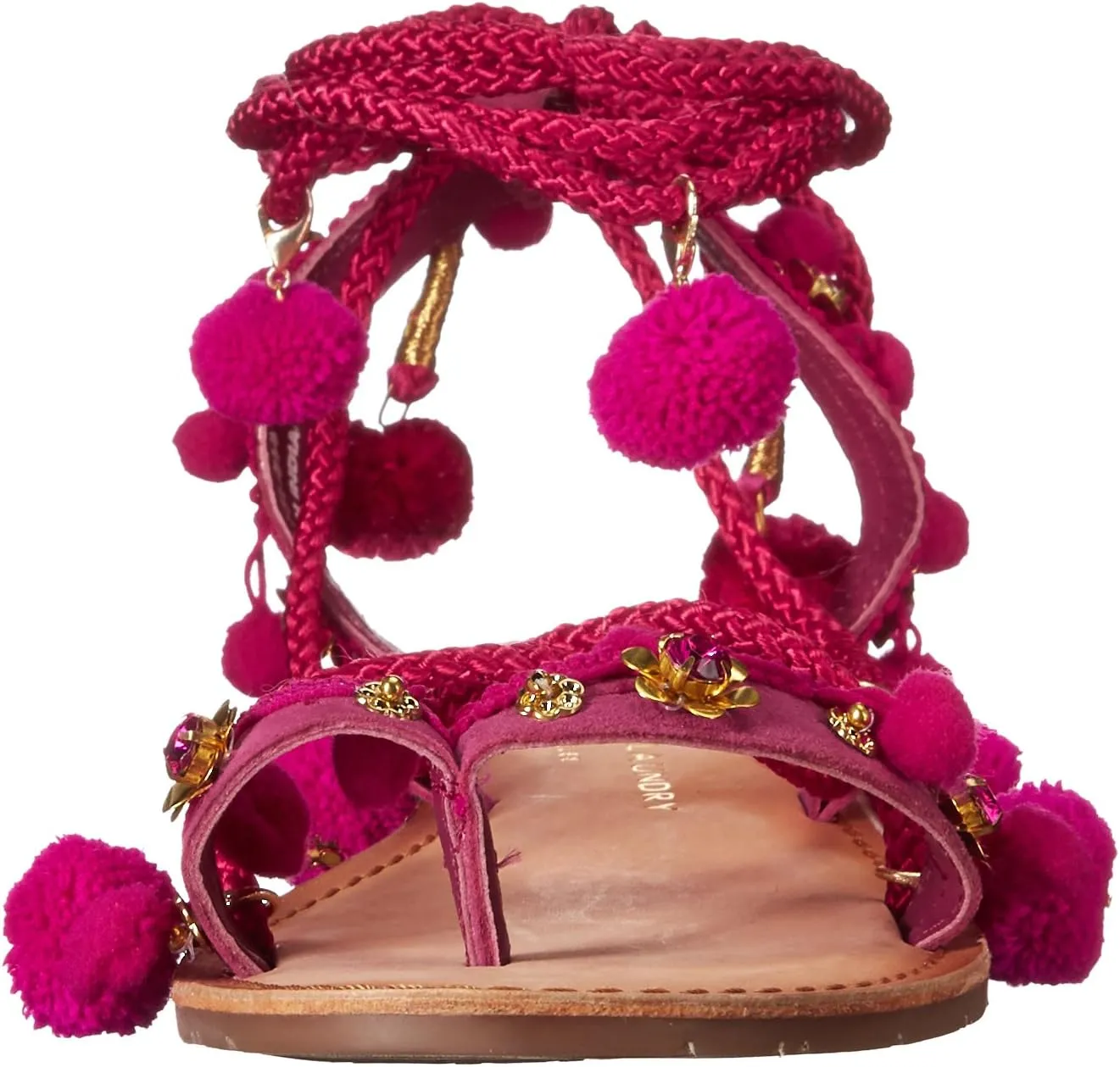 Chinese Laundry Women's Portia Toe Ring Pom Pom Sandal