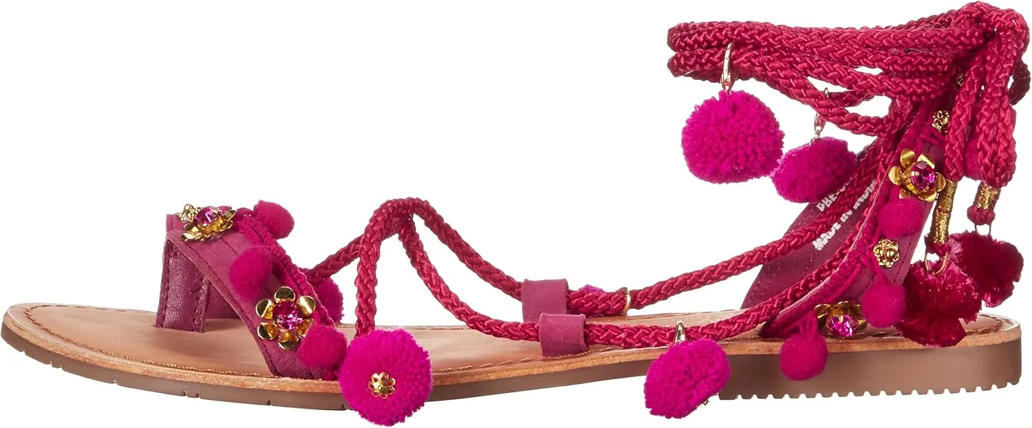 Chinese Laundry Women's Portia Toe Ring Pom Pom Sandal