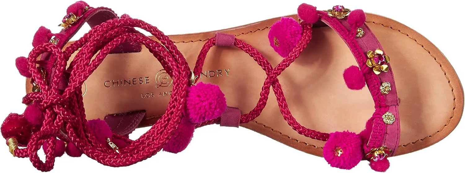 Chinese Laundry Women's Portia Toe Ring Pom Pom Sandal