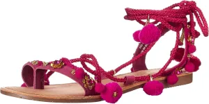 Chinese Laundry Women's Portia Toe Ring Pom Pom Sandal