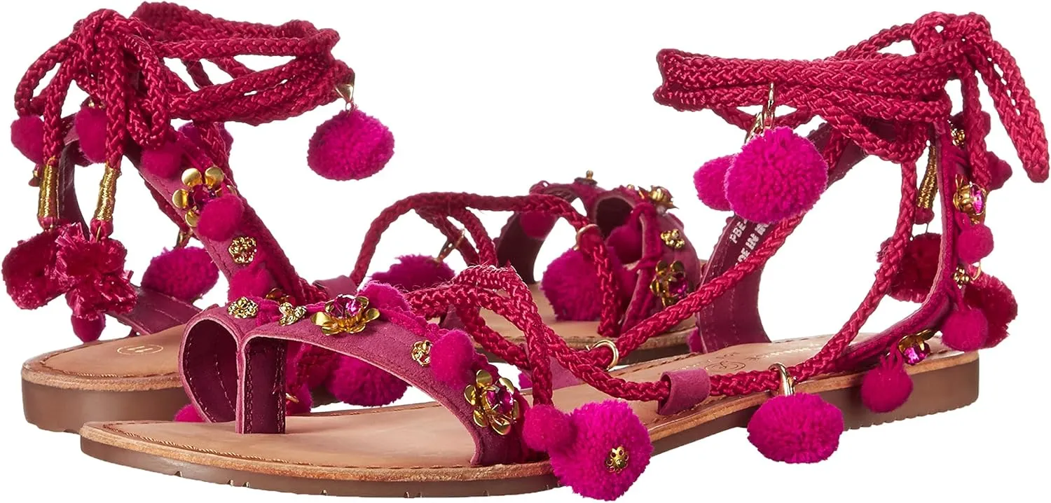 Chinese Laundry Women's Portia Toe Ring Pom Pom Sandal
