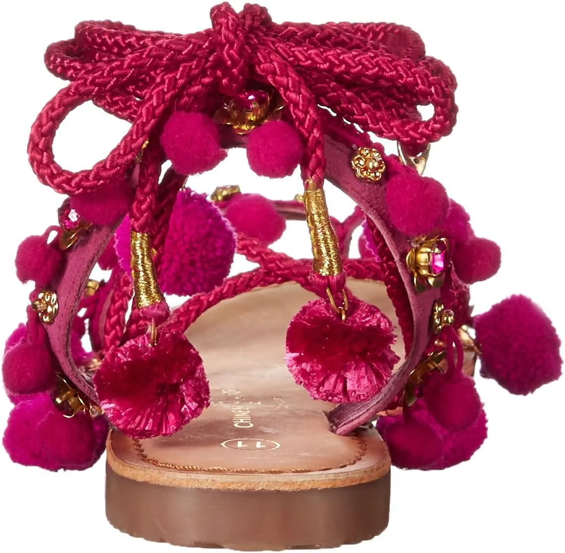 Chinese Laundry Women's Portia Toe Ring Pom Pom Sandal