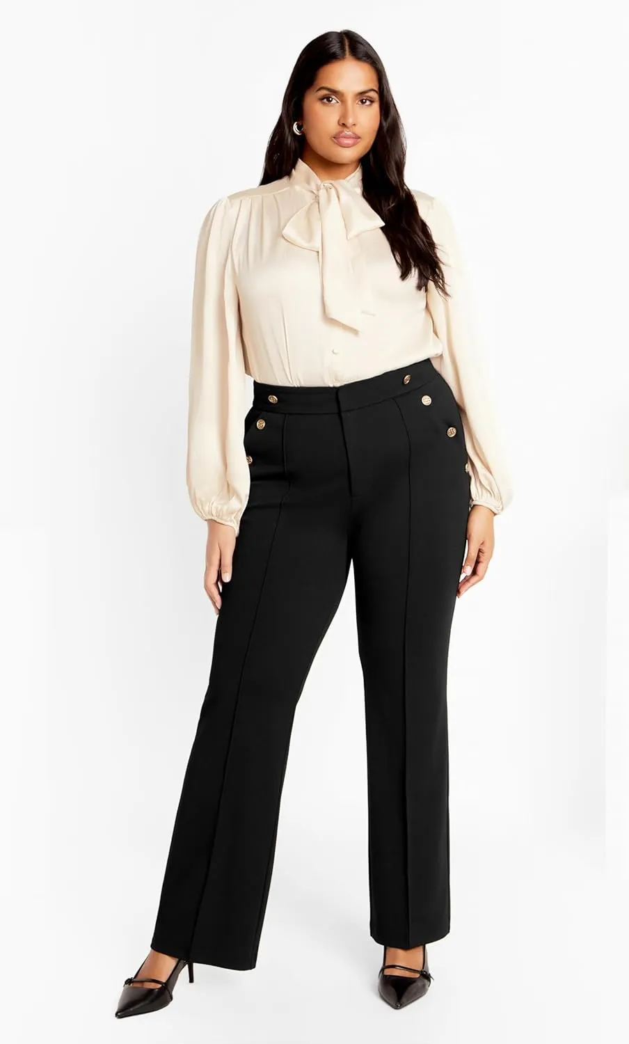 City Chic Women's Plus Size Pant Goldie