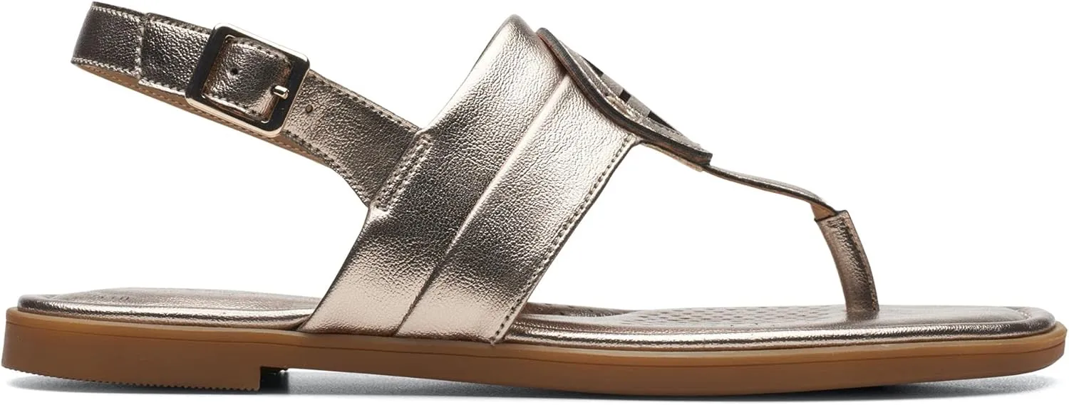 Clarks Girl's Ankle-Strap Flat Sandal