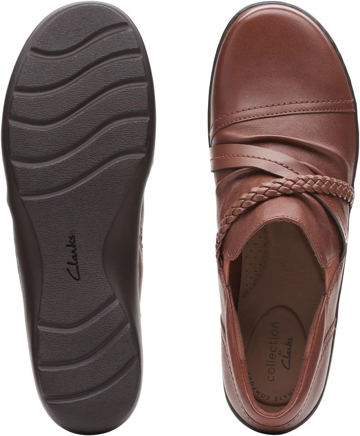 Clarks Women's Cora BraidShoe Loafer