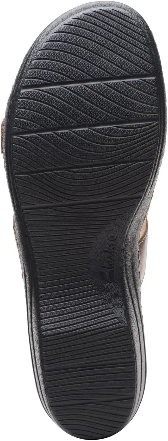 Clarks Women's Merliah Karli Sandal, Metallic, 7.5