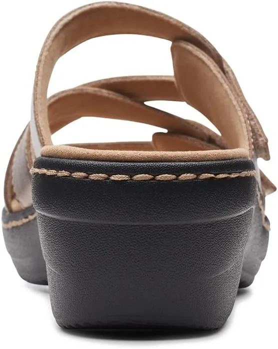 Clarks Women's Merliah Karli Sandal, Metallic, 7.5