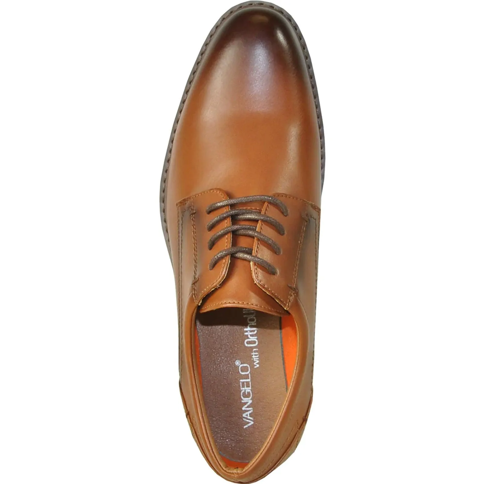 Classic Bravo Oxford - Antique Cognac Dress Shoe (Relaxed Fit)