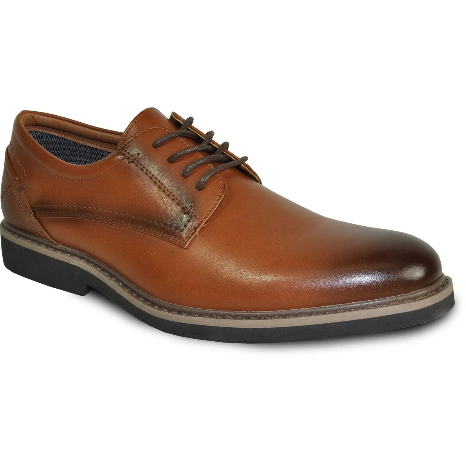 Classic Bravo Oxford - Antique Cognac Dress Shoe (Relaxed Fit)