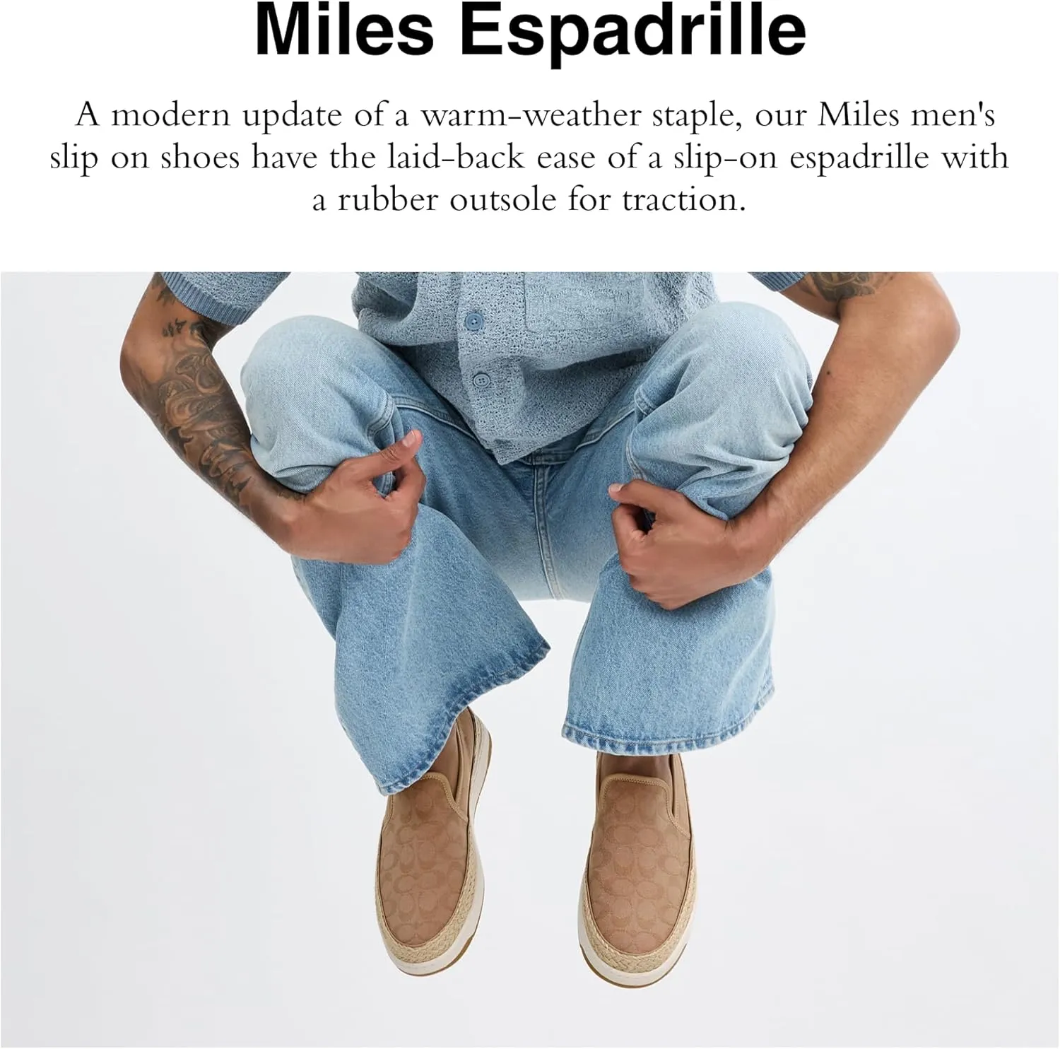 Coach Men's Miles Espadrille Loafer