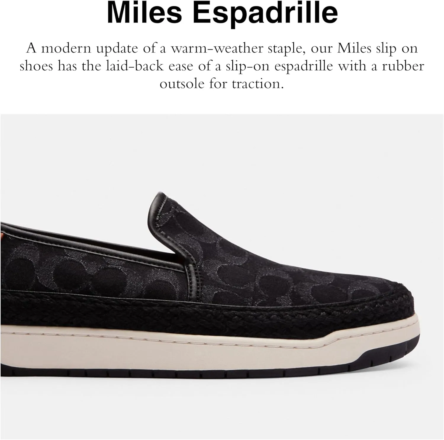 Coach Men's Miles Espadrille Loafer