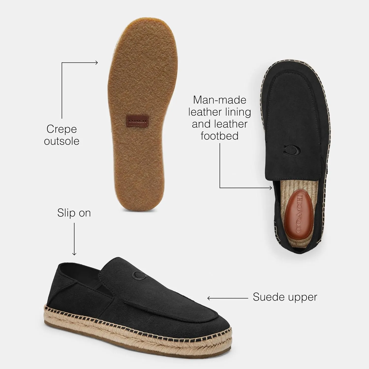 Coach Men's Reilly Espadrille Loafer
