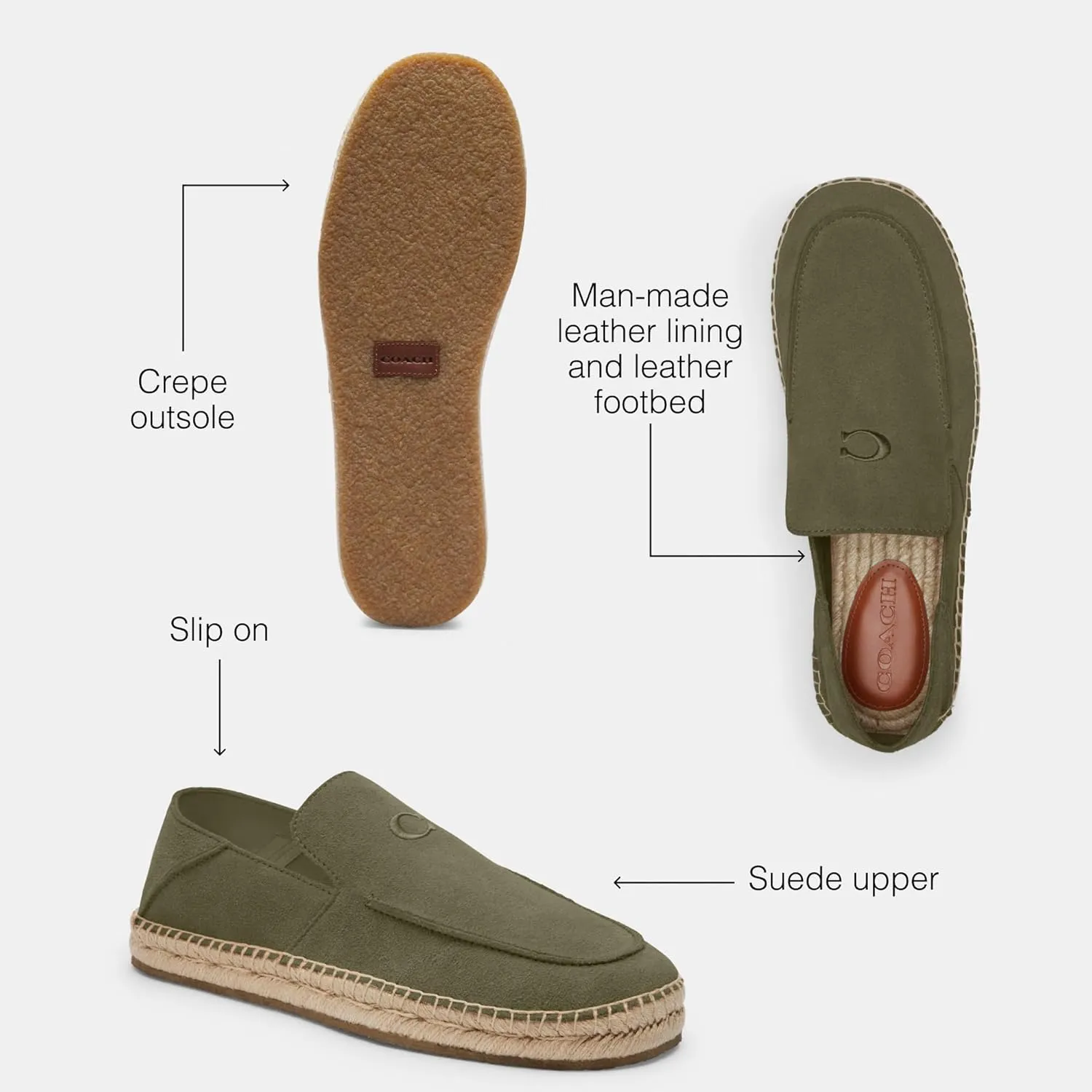 Coach Men's Reilly Espadrille Loafer