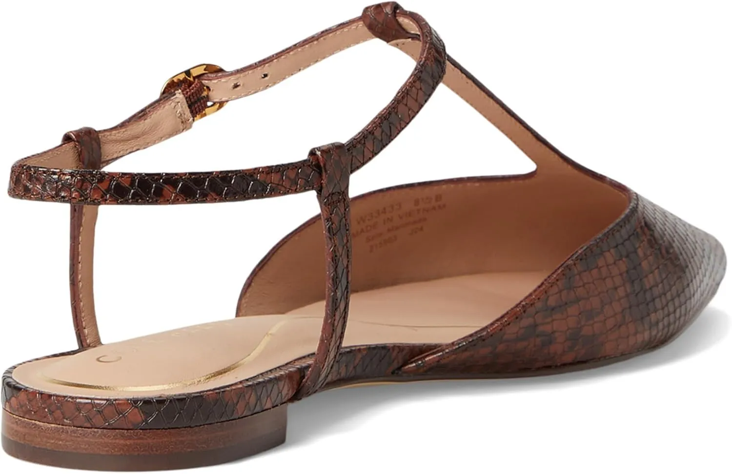 Cole Haan Women's Marlah T-Strap Ballets Loafer Flat