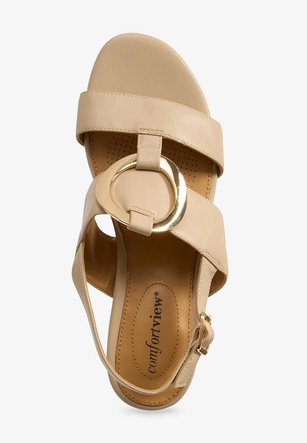 Comfortview Women's Wide Width The Rosetta Sandal