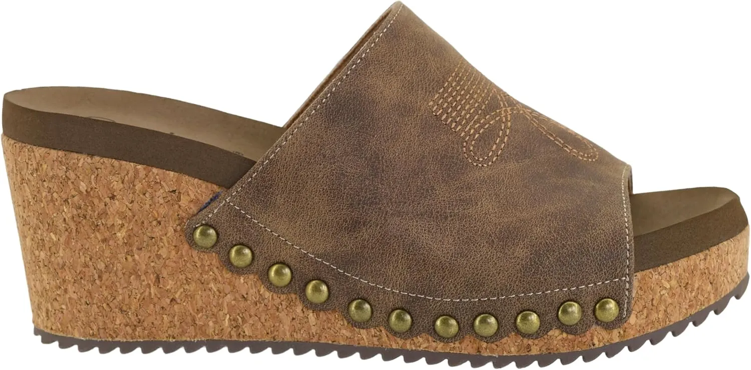 Corkys Footwear Saddle Up 2.5" Wedge Sandal