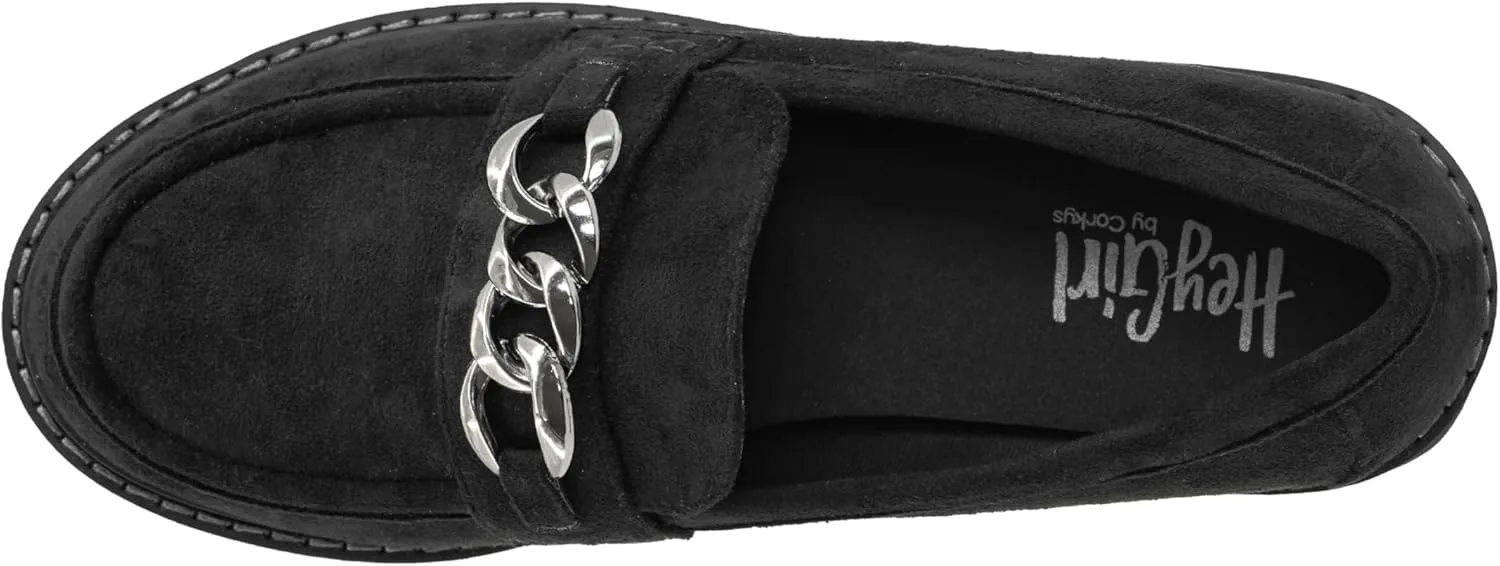Corkys Footwear Women's Literally Loafer with 1.5 Chunky Heel