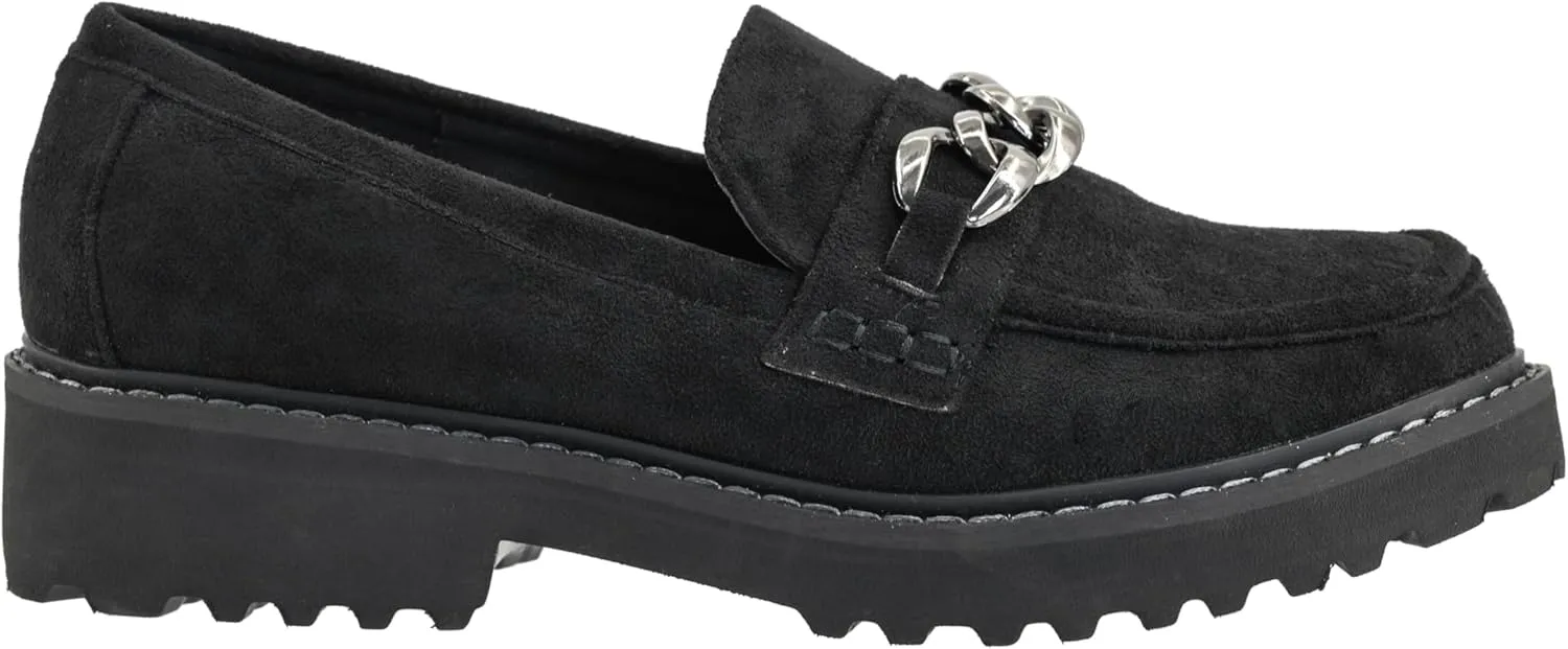 Corkys Footwear Women's Literally Loafer with 1.5 Chunky Heel