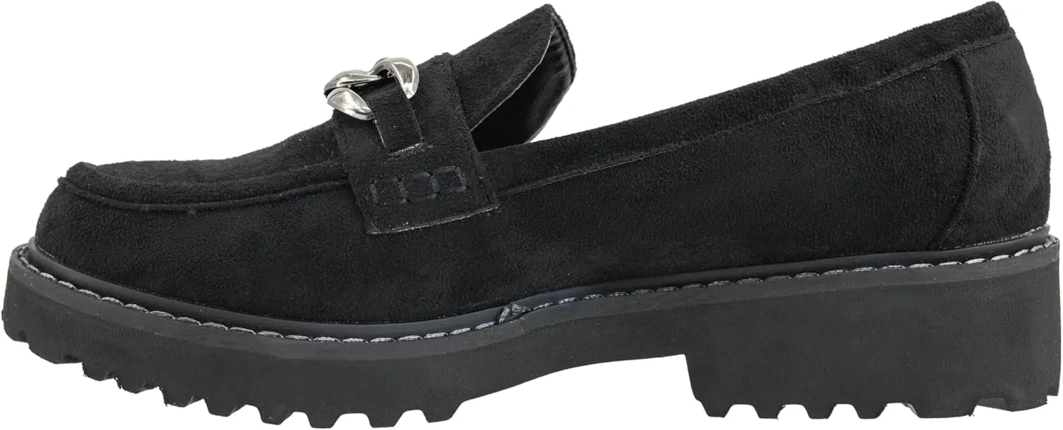 Corkys Footwear Women's Literally Loafer with 1.5 Chunky Heel